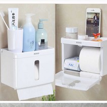 라키라키 다용도 방수 휴지걸이(대) 글라스터 화장지걸이
