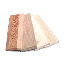 아이베란다 원목집성 삼각면 우드타일 80x200 100x200mm, 에쉬[두께20mm]100mm×200mm