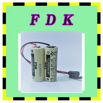 FDK CR17450-2N(6V 2500mAh)R1+JAE 2P(갈고리형) 리튬전지작업, 1개