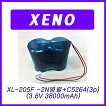 제노(XENO) XL-205F-2N병렬(3.6V 38000mAh)R1+5264(3P) 리튬전지작업, 1개