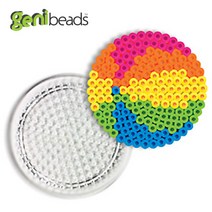 지니비즈(GENIBEADS) 소형투명모양판, 소형투명 원모양판, 1개