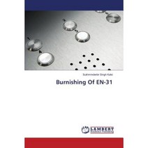 Burnishing of En-31 Paperback, LAP Lambert Academic Publishing