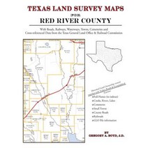 Texas Land Survey Maps for Red River County Paperback, Arphax Publishing Co.