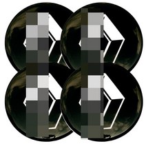 카포카 차량용 휠캡 휠스티커 56mm 65mm 4개1세트 (차량한대분), 65mm diamond, 4개