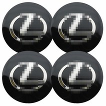 카포카 차량용 휠캡 휠스티커 56mm 65mm 4개1세트 (차량한대분), 56mm LEXUS, 4개
