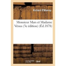 Monsieur Mars Et Madame Venus (3e Edition) Paperback, Hachette Livre - Bnf