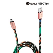 아남 패셔니스타 USB C 타입 (USB TYPE) 고속 충전 데이터 케이블2M, ACF-UC2M(2M)