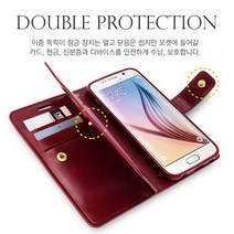 똑딱이 잠금장치 갤럭시 노트3 전용 N900 넉넉한 이중 카드포켓 다이어리 MANSOO 휴대폰 케이스