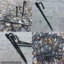 대장간제조 스프링강단조팩 20cm 30cm 40cm 타프팩 4개1세트, 1세트