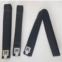 SG스포츠 태권도띠 검정띠 5CM 2번띠 도복띠 합기도띠 무술띠, 340