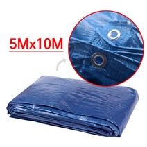 폴리탑 천막 5M X 10M 갑바 청탑지 청색 타프 캐노피 덮게 덮개, 1개