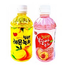 동원 청수연 레몬녹차 340ml(10개)+복숭아녹차 340ml(10개), 20개, 340ml