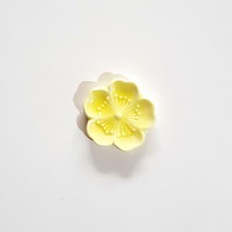 못난이상점 하시오키 마네키네코 일본 도자기 젓가락 수저 받침 모음, 벚꽃 엘로우, 1Ea