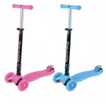 아주문구 80000원맥시 스쿠터(접이식) 씽씽이 킥보드, 1개, 분홍색