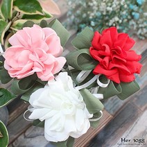 [Her1088] 샬롯 카네이션 볼펜 (케이스포장), 아이보리