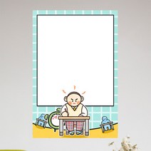 1358K iy571-노력하는학생들세로칠판시트 칠판시트지, C타입