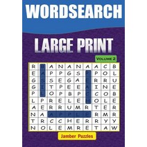 Word Search Large Print - Volume 2 Paperback, Jamber Publishing