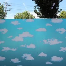 현대시트 윈도우시트 시트지, 구름(HBG-36007)