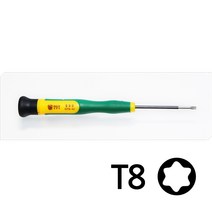 BEST 정밀드라이버 육각별모양 Torx T8 CR-V합금, 1개