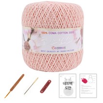 마마니트 코스모스 네트백 DIY세트 뜨개질 실, 1830 피치, 1세트