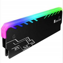 존스보 메모리 방열판 램 NC-1 블랙 화이트 RGB, 레드색상