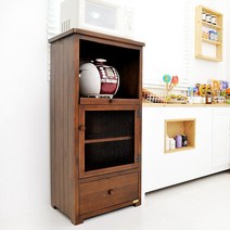 원목 렌지대수납장(Natural), 단품