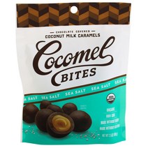 코코멜즈 바이트 코코넛 밀크 캐러멜 씨 솔트 맛, 100g, 1개