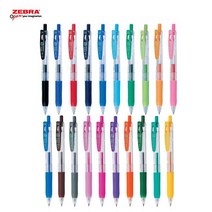 제브라 사라사클립 젤잉크펜, 0.5mm-그린