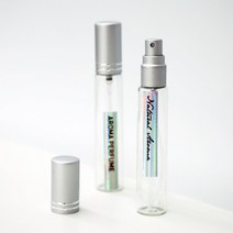 향수공병 향수유리용기줄코팅(실버캡)15ml, 단품