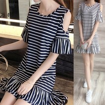 루디아 이지스트라이프 원피스