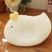 바바오가닉 유기농 병아리 짱구베개 만들기 (오가닉 신생아 베개 diy) 삐약삐약, 하트 색상 (노랑색 테리) / 부리 색상 (주황색 펠트) 