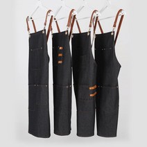 LEARE 포켓 디자인 앞치마 DN005 카페유니폼 미술앞치마 디자인앞치마, A 디자인