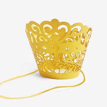 [인디케이] 레이스 플라워 왕관, 골드, 1개