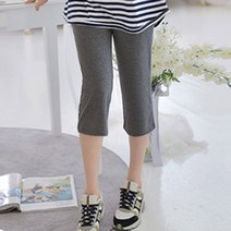 마더라이크 마더라이크 7부요가바지- 임산부 임부복바지