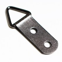 후크샵 삼각 액자고리 흑색 세로 2공 액자걸이 소형 후크 액자