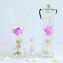 [이든트리] 컬러로즈 디퓨저 퍼플 100ml_KTC 환경부 국가공인 인증, 블루라벤더