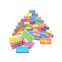 NEW 종이벽돌 무지개 40pcs 피셔프라이스러닝홈/키드크래프트주방놀이/마더스콘/레고테이블/킥보드/아기체육관/피셔프라이스/액티비티가든/주방놀이/아기교구