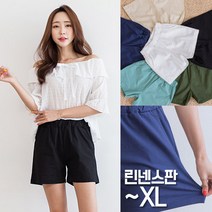 토마토팩토리 여성용 여름엔 린넨 반바지