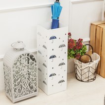 보냄 모던 철제 우산꽂이 B빗방울-화이트, 1개, 화이트