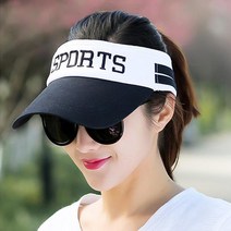 이뿌니 스포츠썬캡 여성썬캡 여성모자 남여공용썬캡 테니스모자