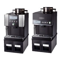 세보 전자동 에스프레소 커피머신 가정용 업소용, 세보 대용량 홀타입 커피머신 YCC-50A_실버투톤