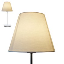 주노조명 패브릭 스탠드갓 조이원통미니 200x165mm 무드조명, 화이트