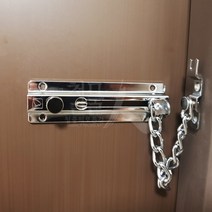 철물인 안전걸이 BS-501 크롬 / 현관문 걸쇠 걸고리 안전고리 이중잠금 방범용품