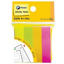 아주문구 종이인덱스, PI030_종이인덱스/형광4색/100매, 1개