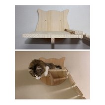 쁘띠펫츠 원목 DIY 캣브릿지 연결선반 캣타워, 1개