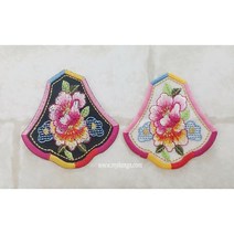 궁중 치마자수/배씨머리핀재료/한복장식자수/예단장식