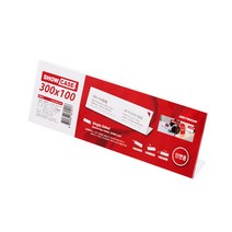 아트사인 쇼케이스 POP 아크릴꽂이 메뉴판 상품안내 가격표시 전시홍보물 기타매장/진열용품, 26_쇼케이스(단면)300*100, 1개입