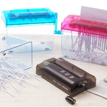 카푸 A6A4문서세단기 문서재단기 분쇄기 문서분쇄기 세단기, A6블루