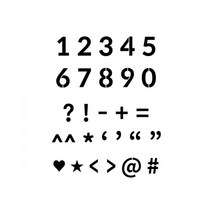 블랭코 스텐실도안402_숫자