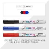 모나미 국산품애용 보드마카 네임펜 유성매직모음, 화이트보드마카 파인 파랑, 12개입